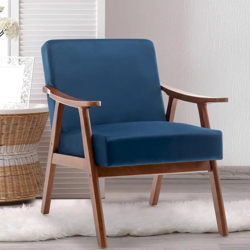 Chaise de salon en bois massif