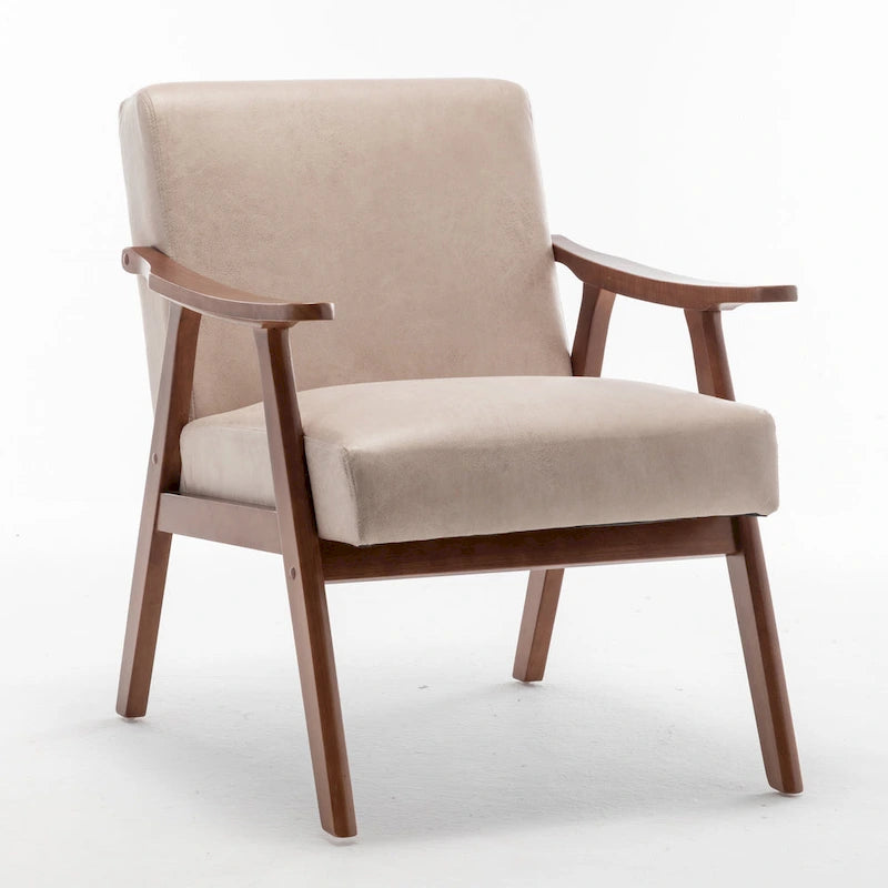 Chaise de salon en bois massif