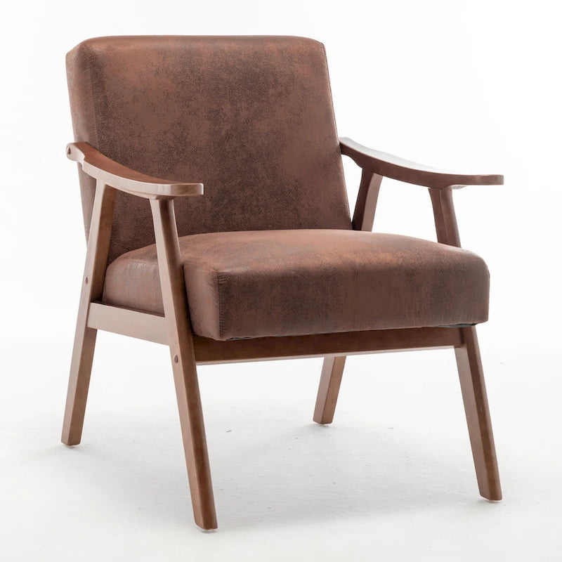Chaise de salon en bois massif