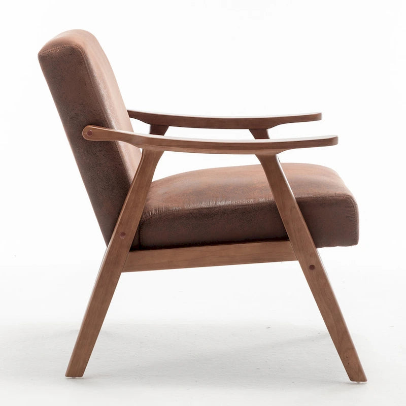 Chaise de salon en bois massif
