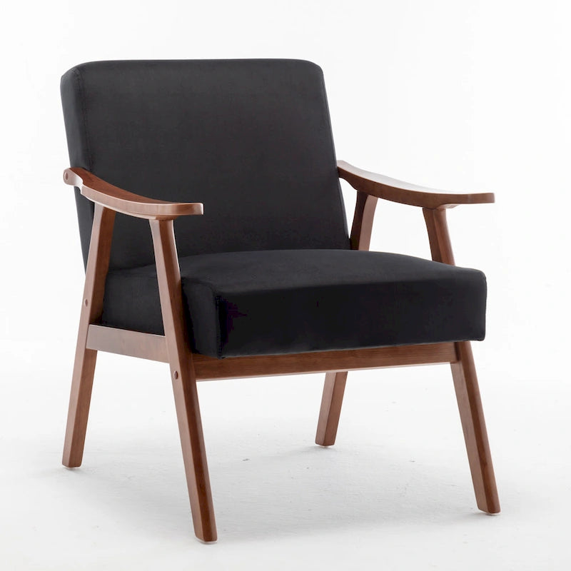 Chaise de salon en bois massif