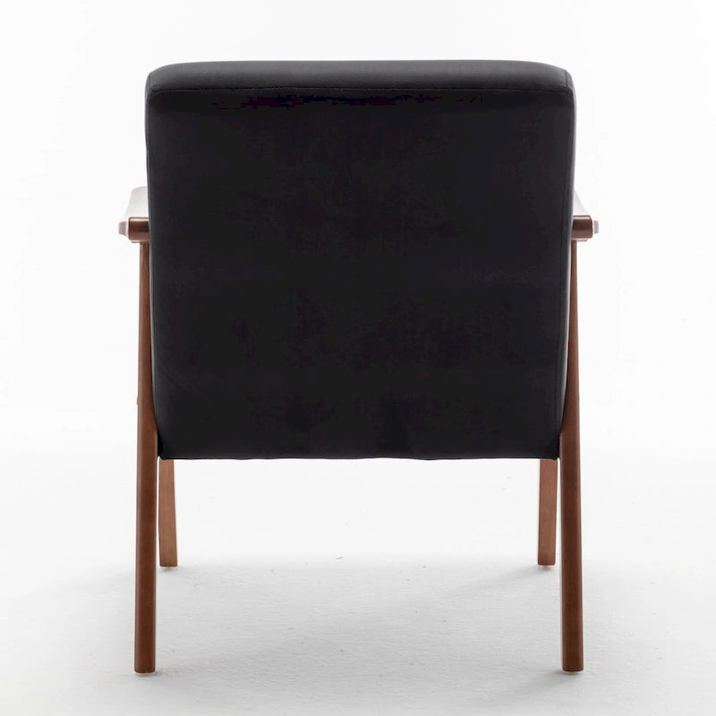 Chaise de salon en bois massif