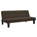 Canapé futon en microfibre avec design convertible pliable pour salon