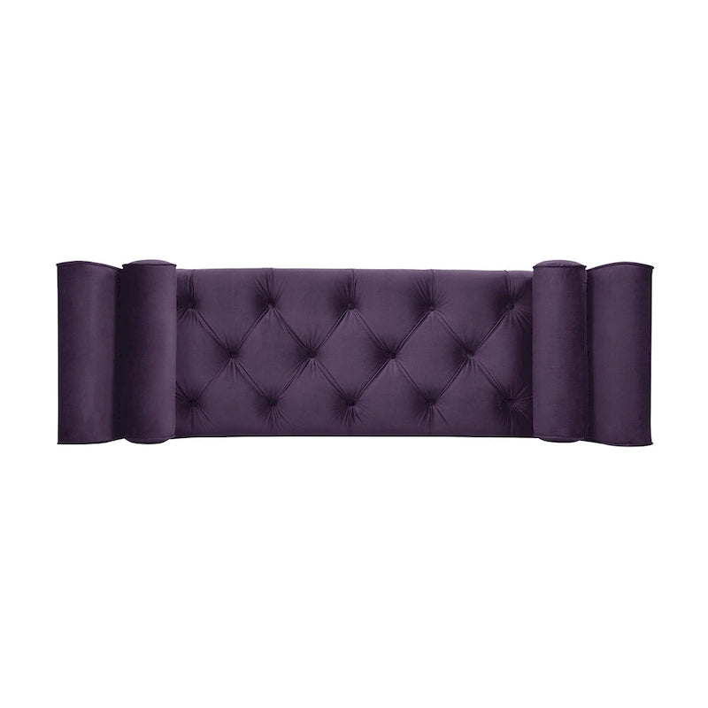 Banc d'entrée capitonné