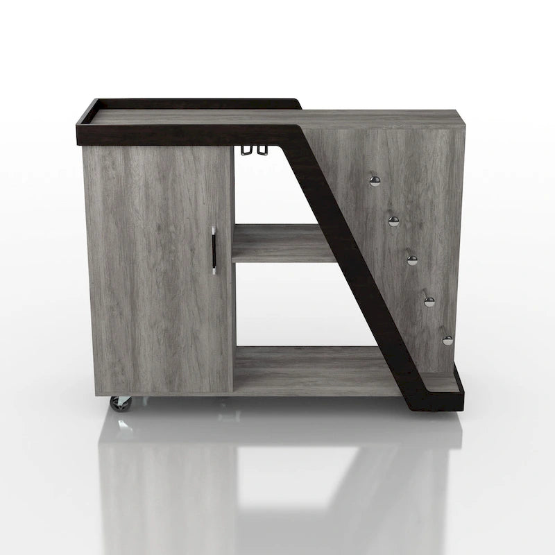 Armoire à vin mobile moderne à 6 étagères