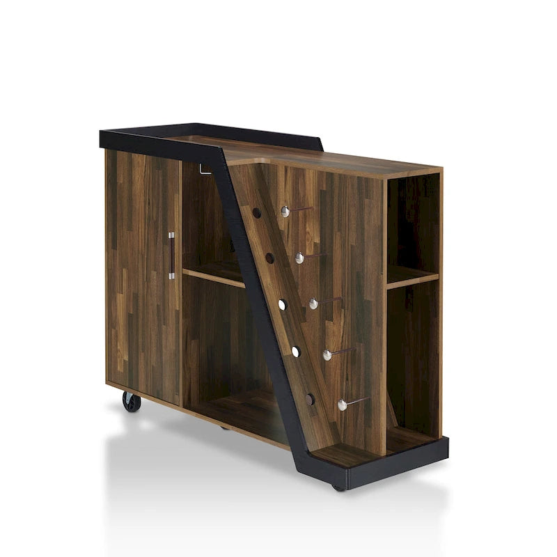 Armoire à vin mobile moderne à 6 étagères