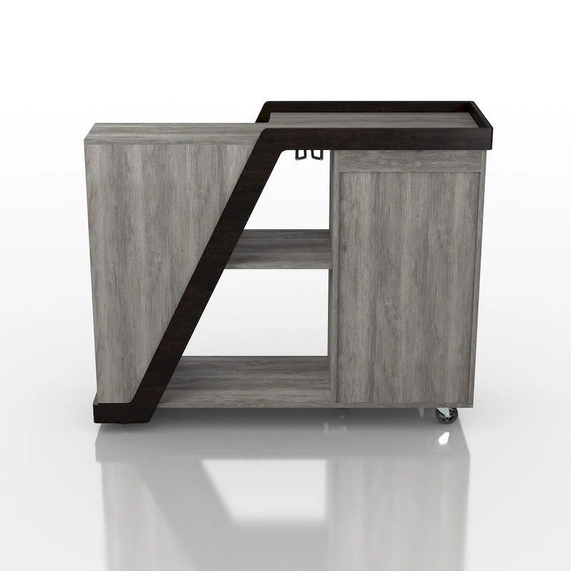 Armoire à vin mobile moderne à 6 étagères