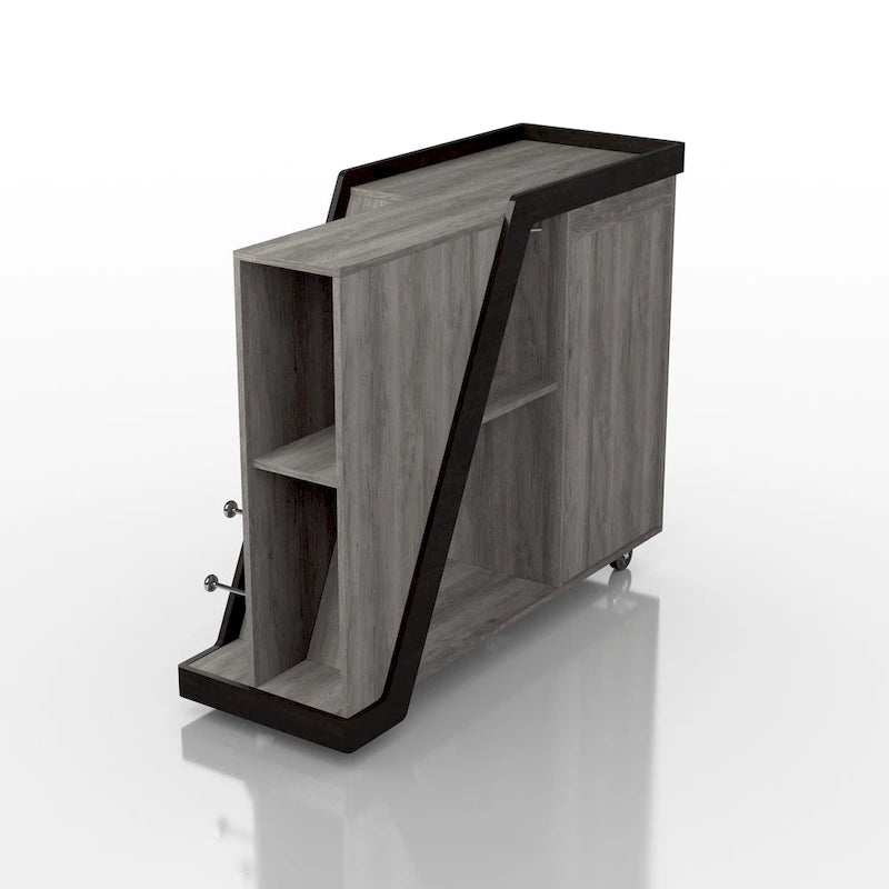 Armoire à vin mobile moderne à 6 étagères