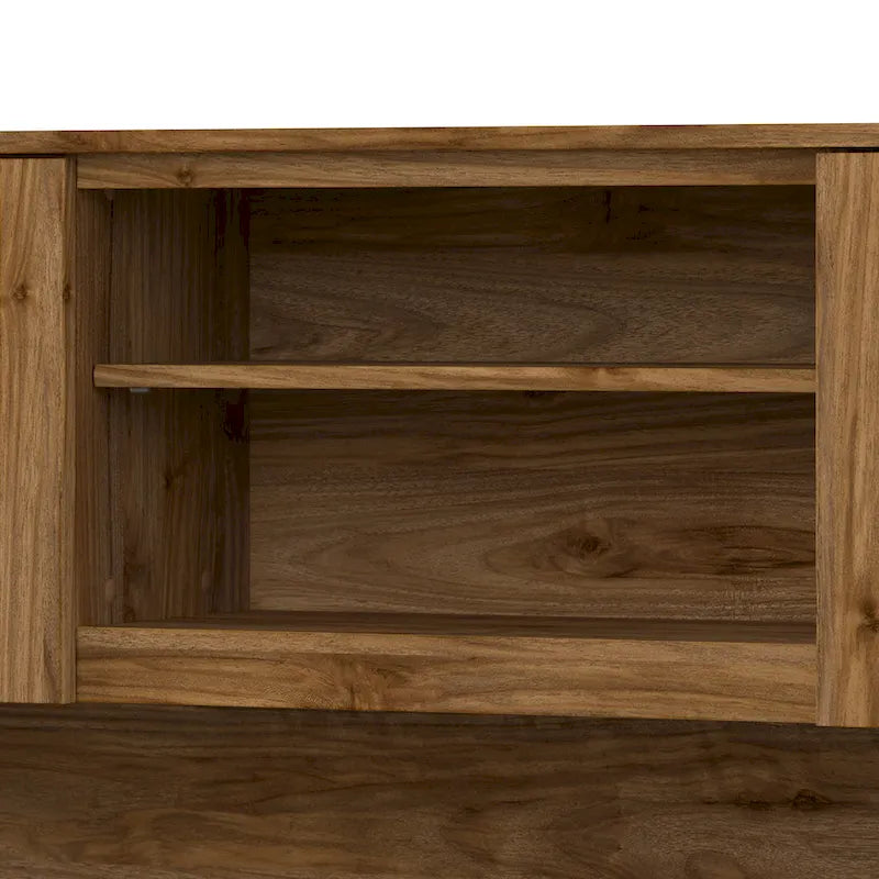Bureau en L 60 po avec huche de rangement