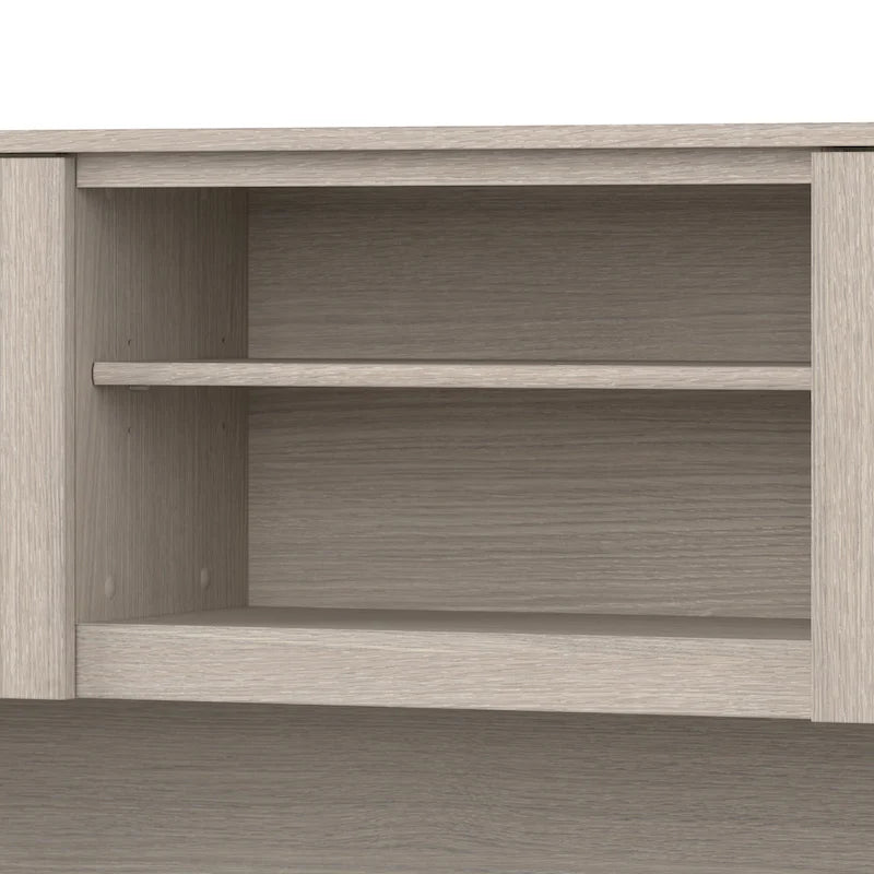 Bureau en L 60 po avec huche de rangement