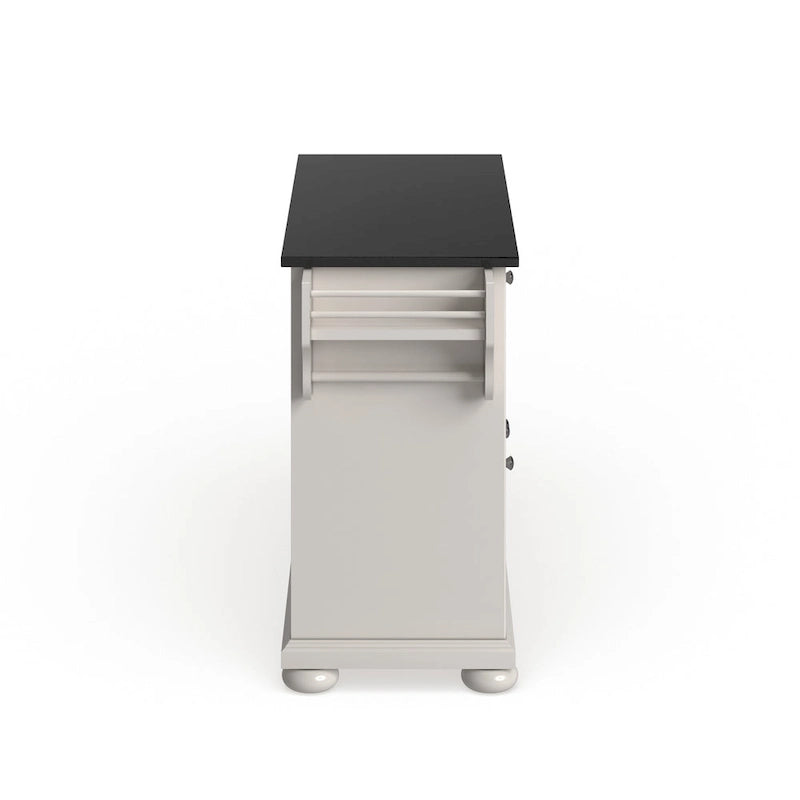 Îlot de cuisine mobile avec plateau en granit – 45,7 P x 130,8 L x 86,4 H cm