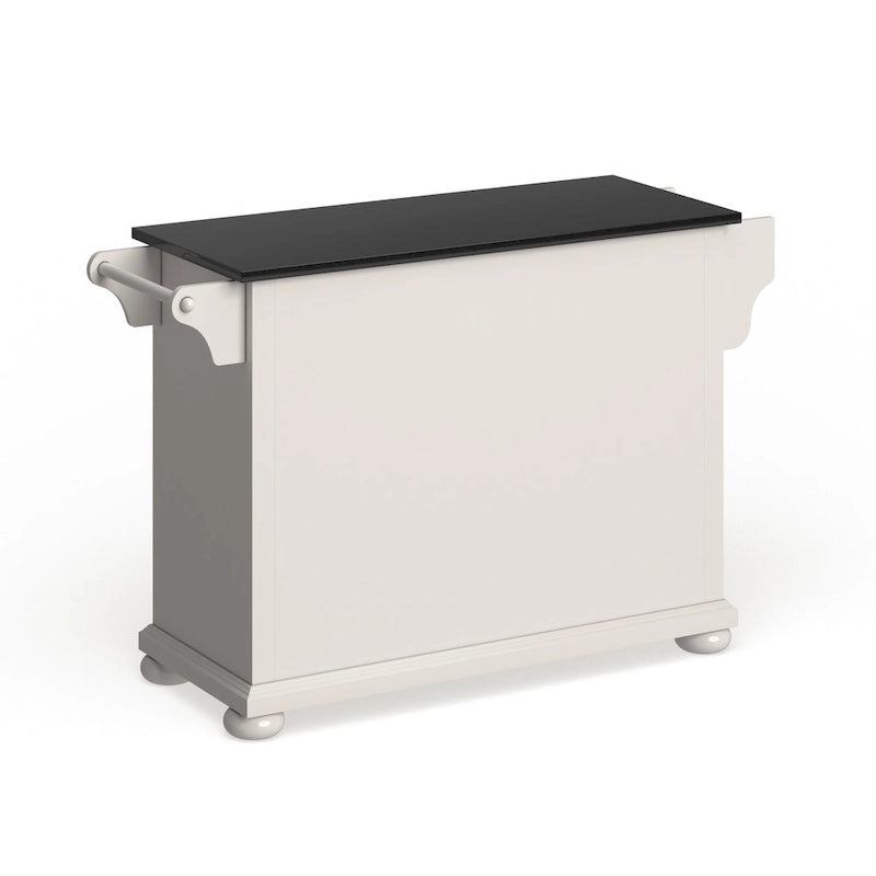 Îlot de cuisine mobile avec plateau en granit – 45,7 P x 130,8 L x 86,4 H cm