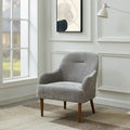 Fauteuil chenille, chaise d'appoint de style moderne avec pieds en bois, design confortable pour salon, chambre, bureau